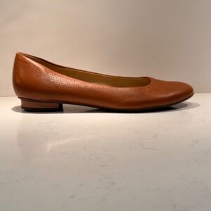 Marc Joseph NY Tan Ferris Flat (Size 10) Genuine Leather Handcrafted in Brazil